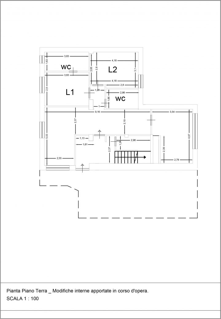 Plan of Appartamento superior